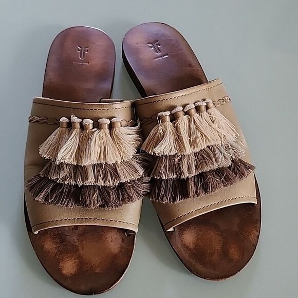 Fyre Riley Tassel Sandals - Picture 1 of 7